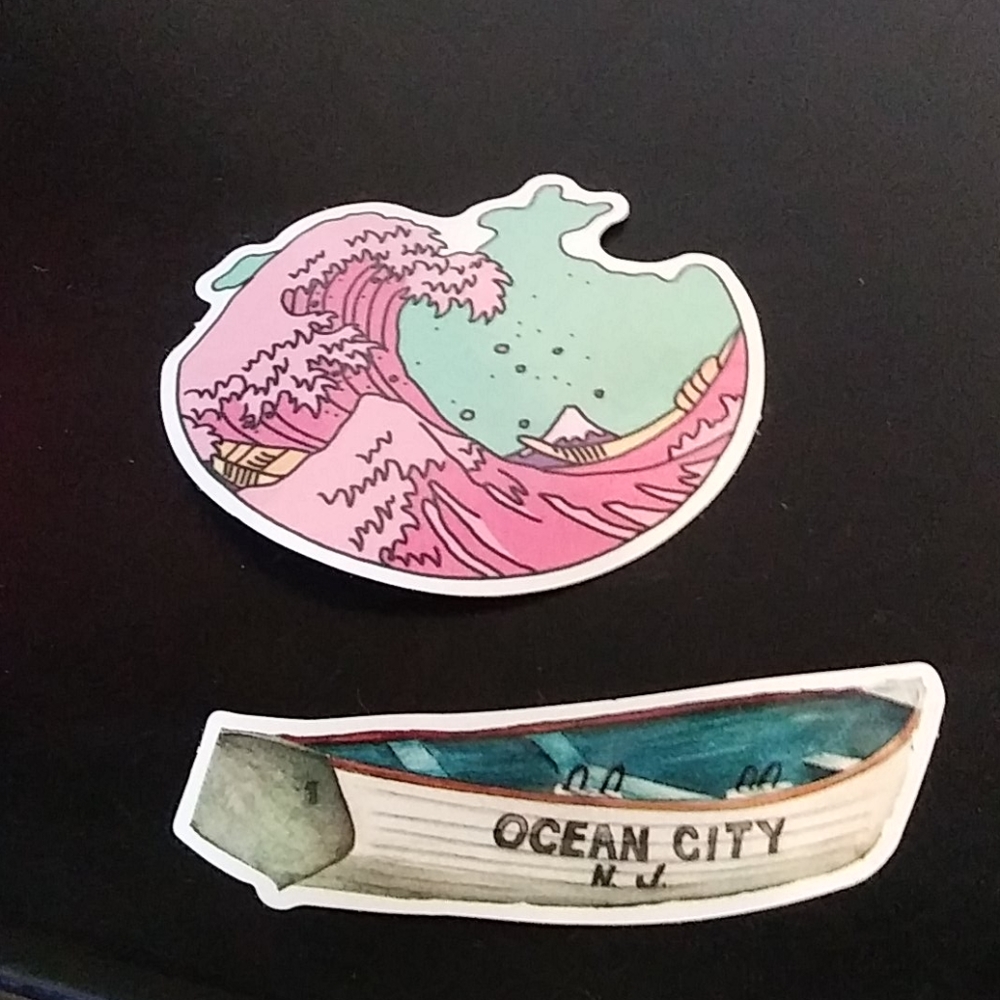 Two cute stickers